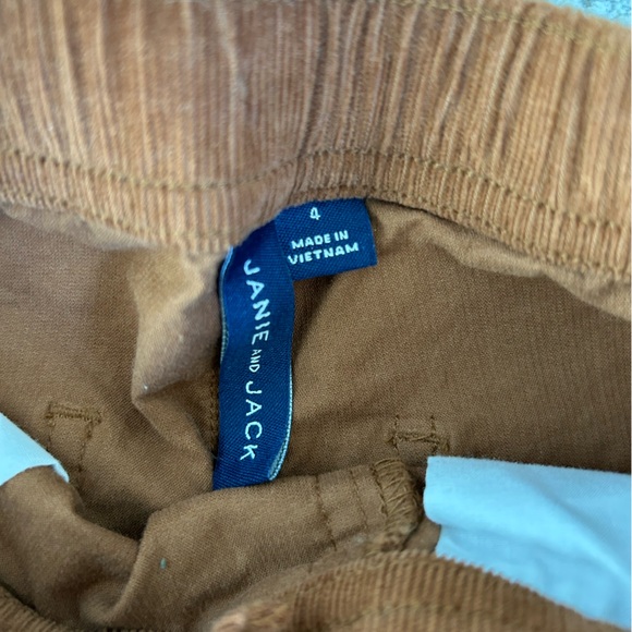 Boys rust colored corduroy jogger. - Picture 2 of 2